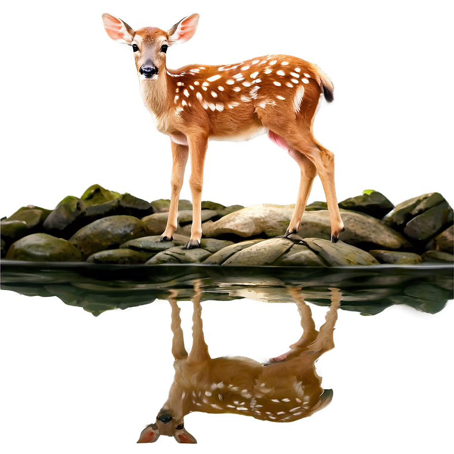 Download Fawn By River Png Wvq | Wallpapers.com