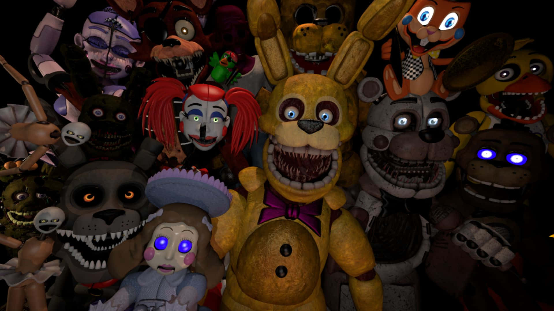 Fazbear Frights - De Ultieme Horror Attractie Achtergrond