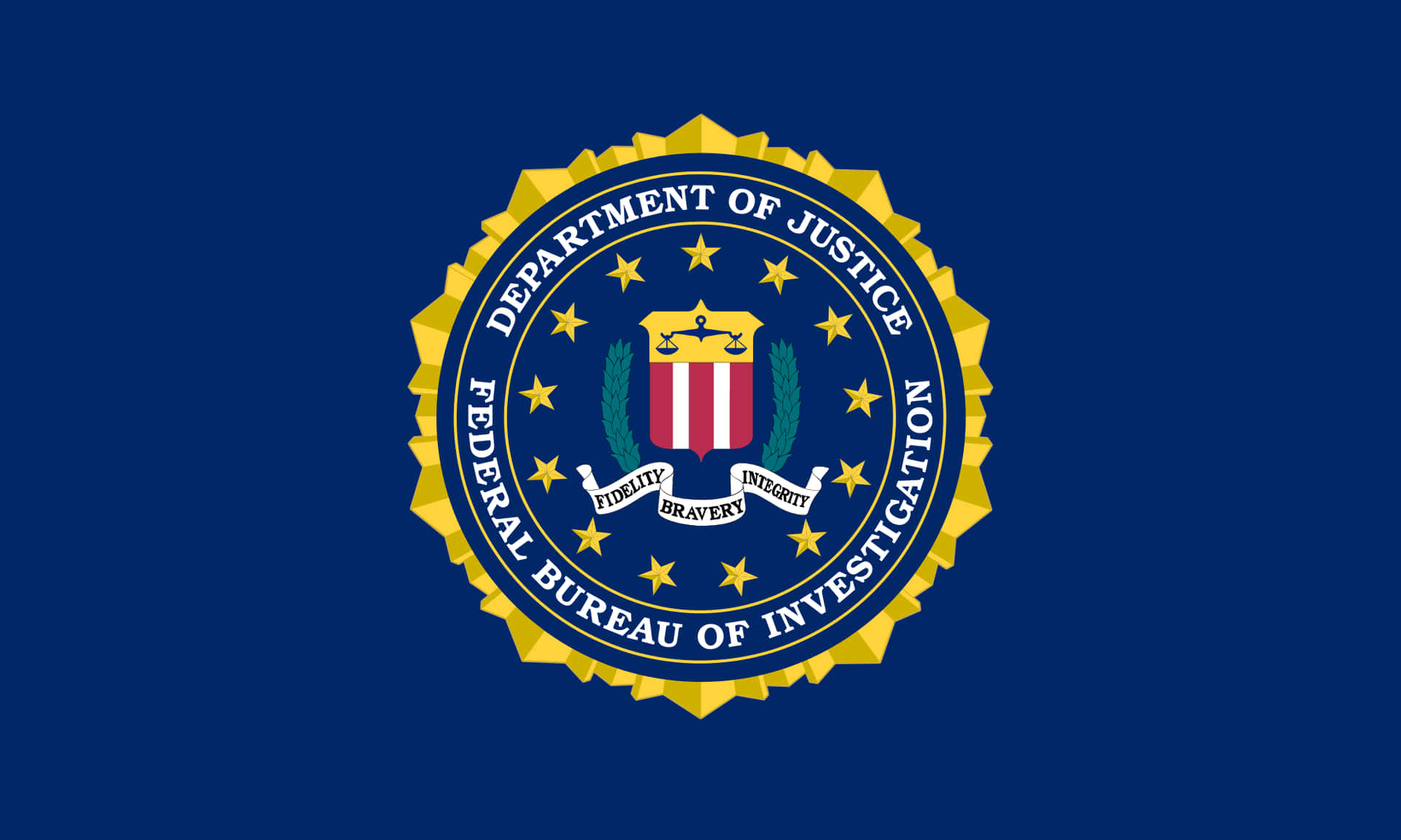 FBI-logo på en blå baggrund Wallpaper