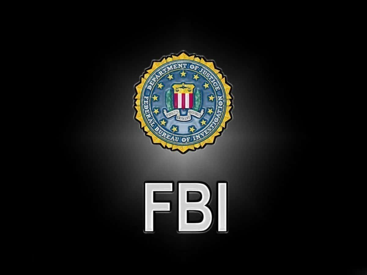 Fbi Logo On A Black Background