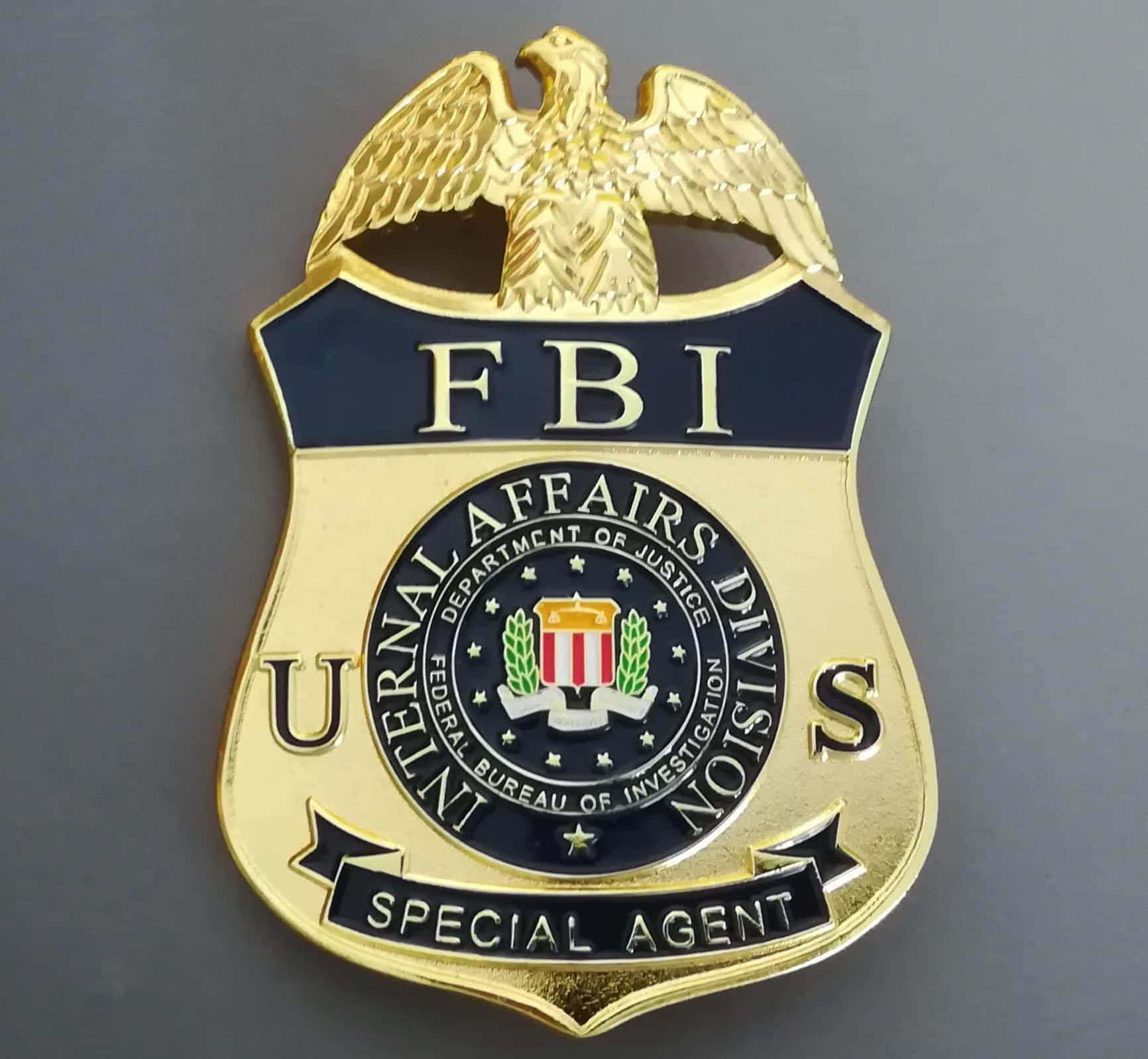 Fbi Badge With Eagle And A Badge
