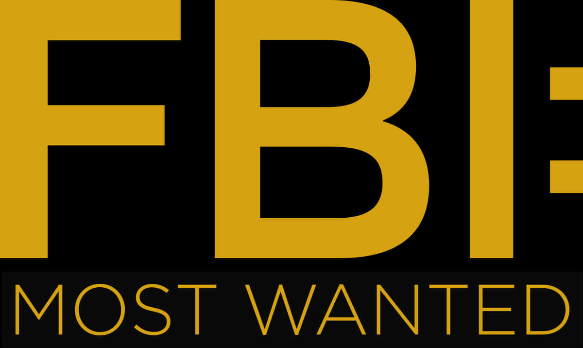 FBI's mest eftersøgte logo på forsiden Wallpaper