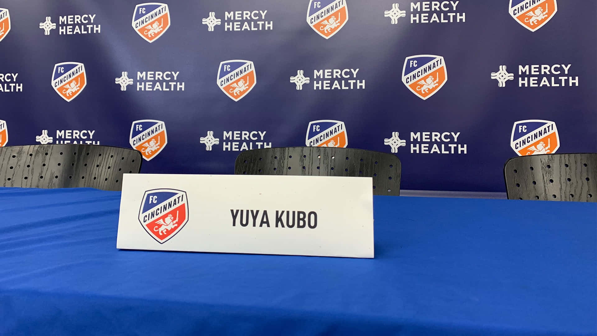 FC Cincinnati Forward Yuya Kubo Press Conference Wallpaper
