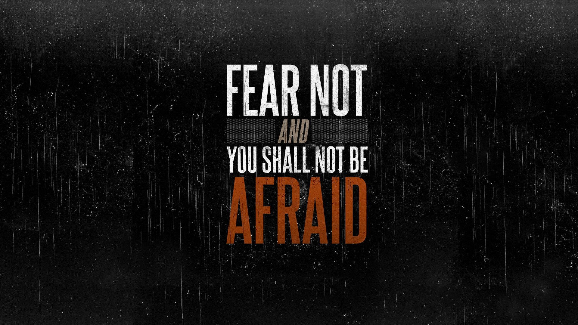 Fear Not Fitness Motivations Background