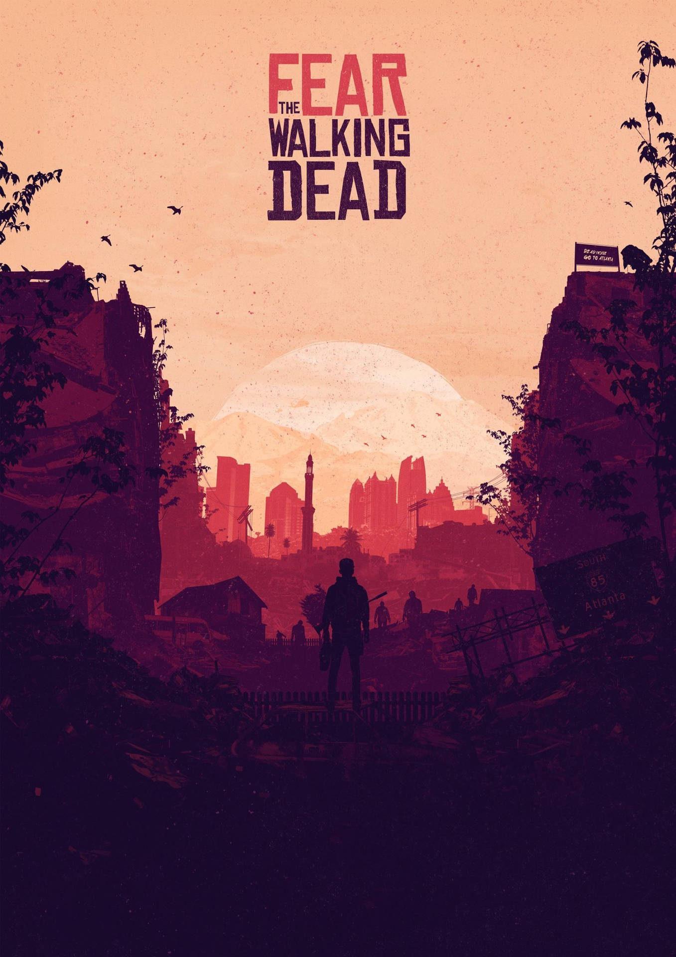 Fear The Walking Dead Aesthetic Poster Wallpaper