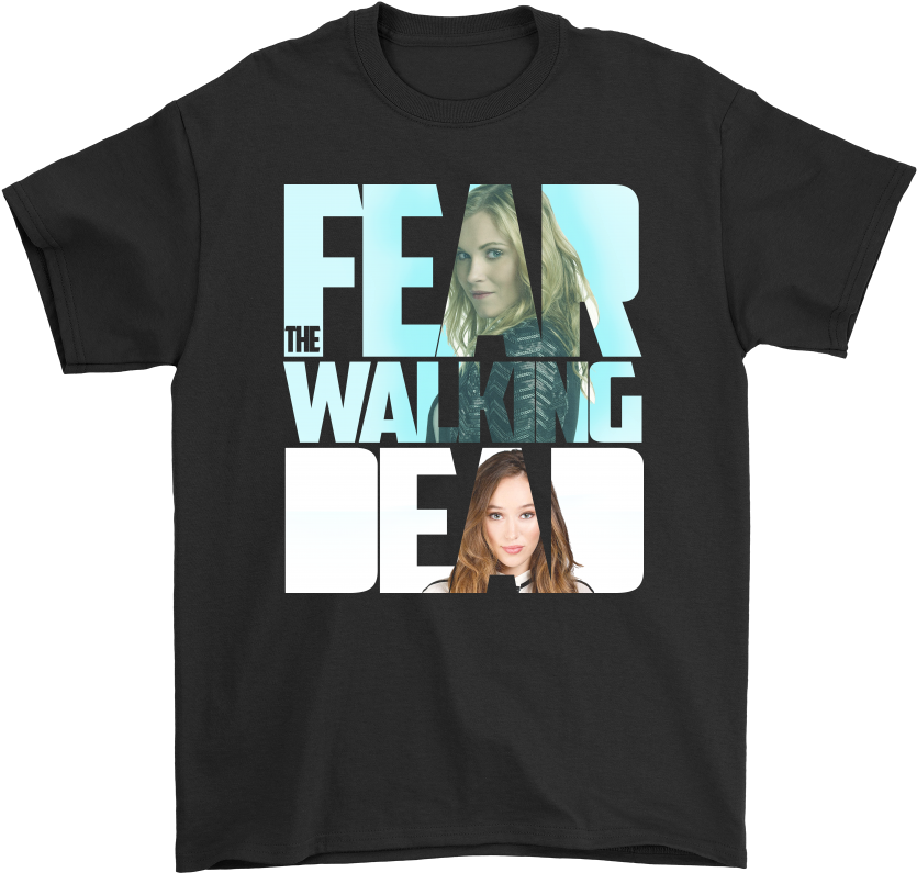 Fear The Walking Dead T Shirt Design PNG
