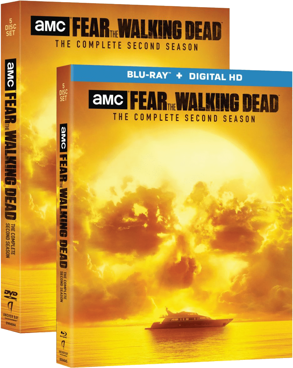 Fear The Walking Dead_ Season2_ Blu Ray Set PNG