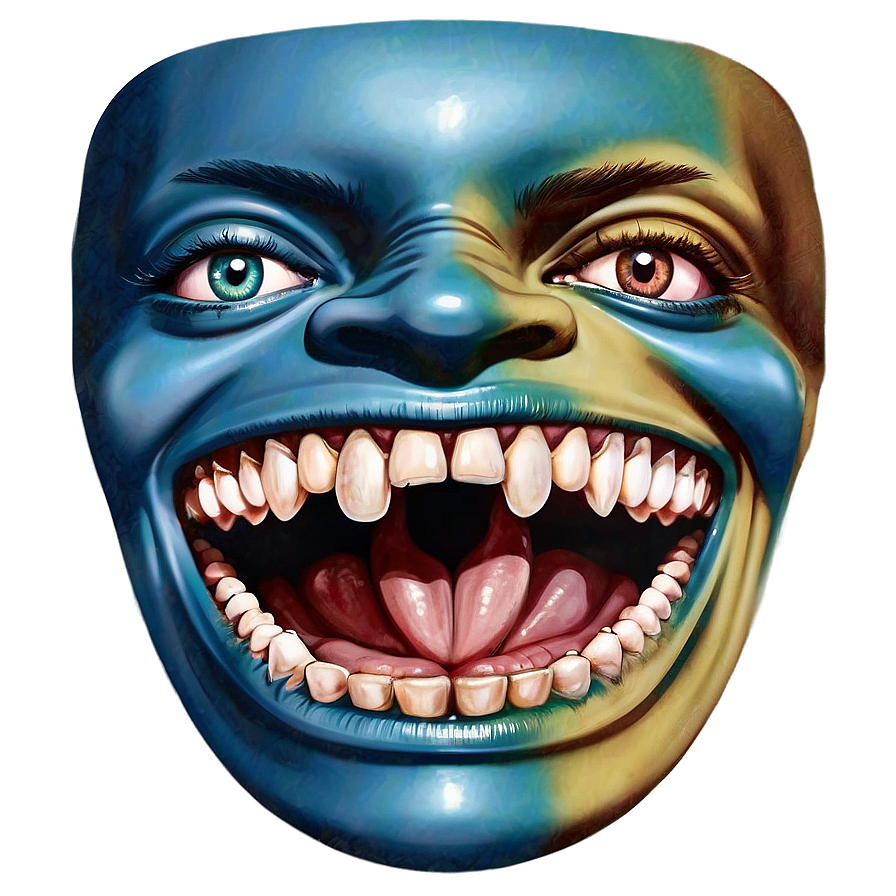 Fearful Mouth Representation Png 06212024 PNG