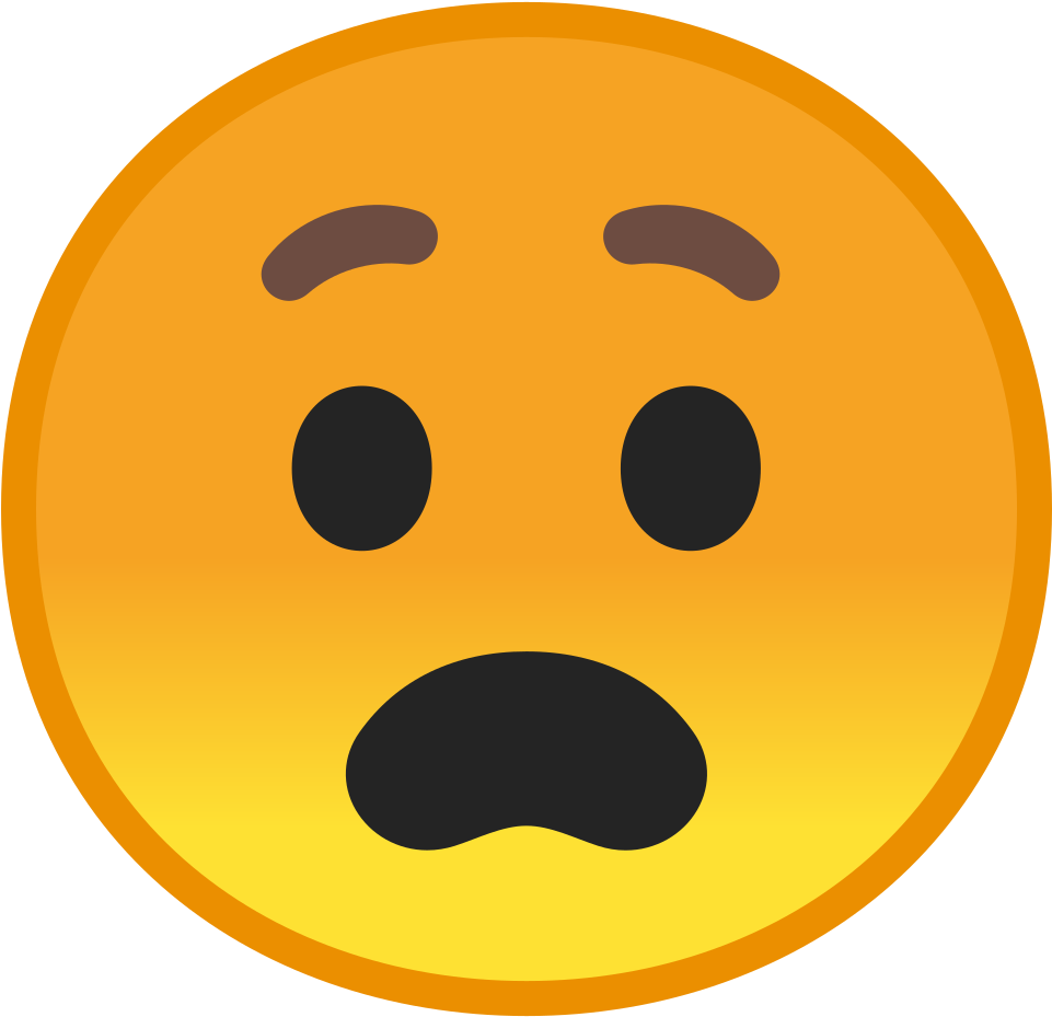 Download Fearful_ Emoji_ Expression.png | Wallpapers.com