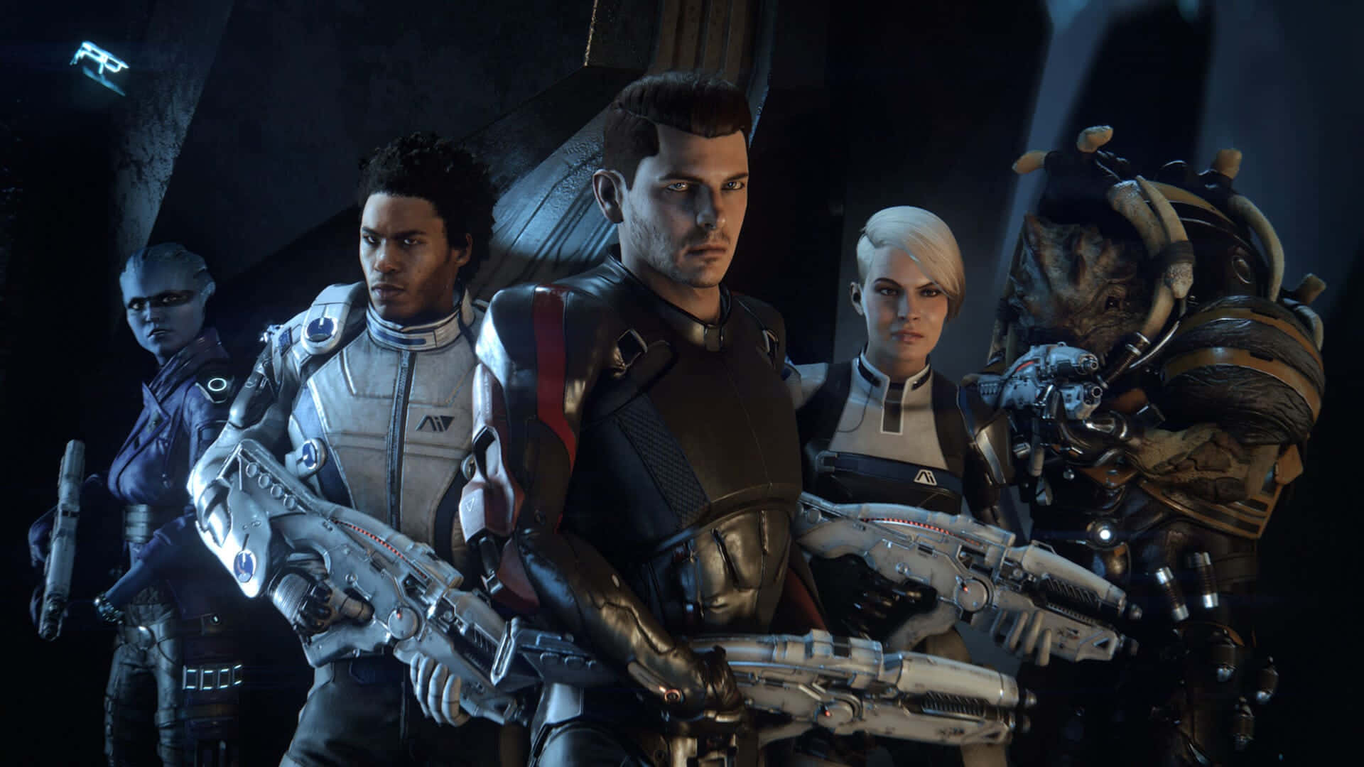 Fearless Female Heroine In Mass Effect Paragon Universe Wallpaper
