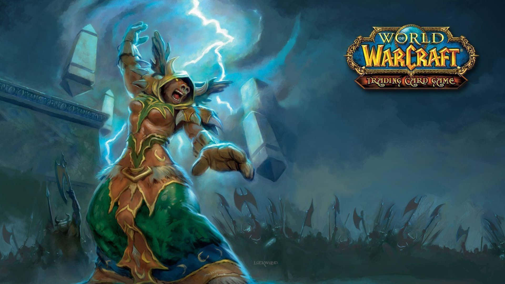 "fearsome Druid In Battle - World Of Warcraft" Wallpaper