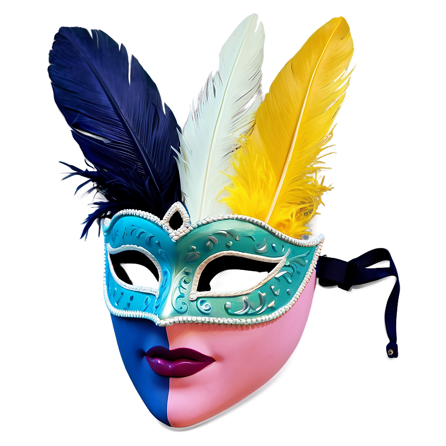 Download Feather Masquerade Mask Png 50 | Wallpapers.com