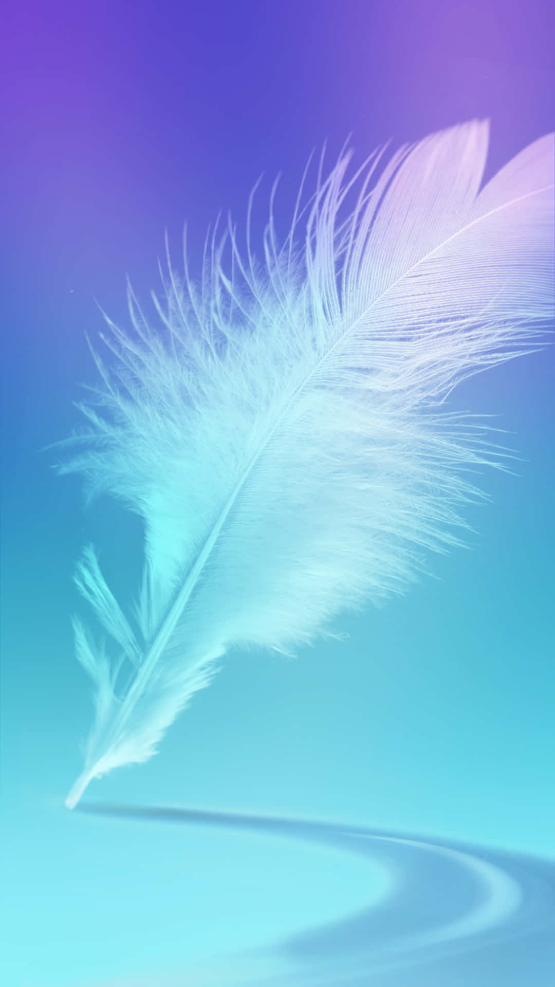 Standing White Feather Picture