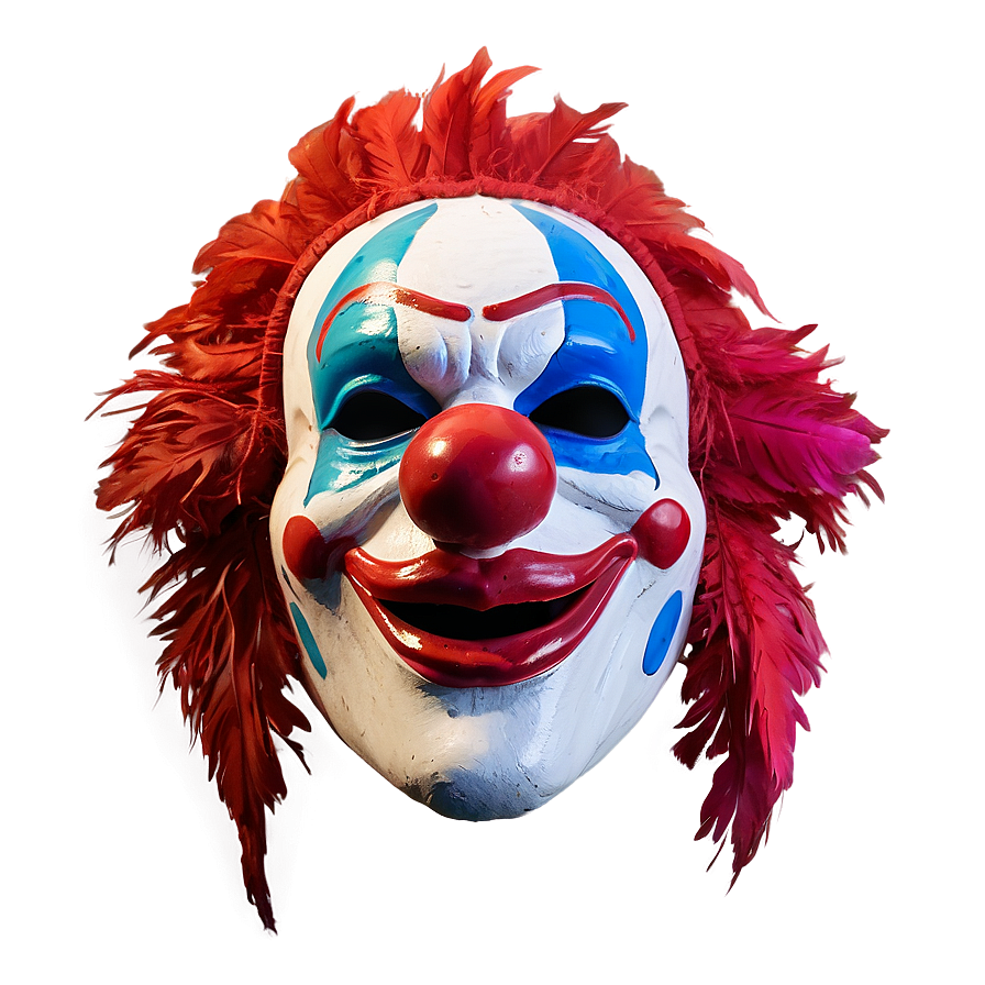 Feathered Clown Mask Png 21 PNG