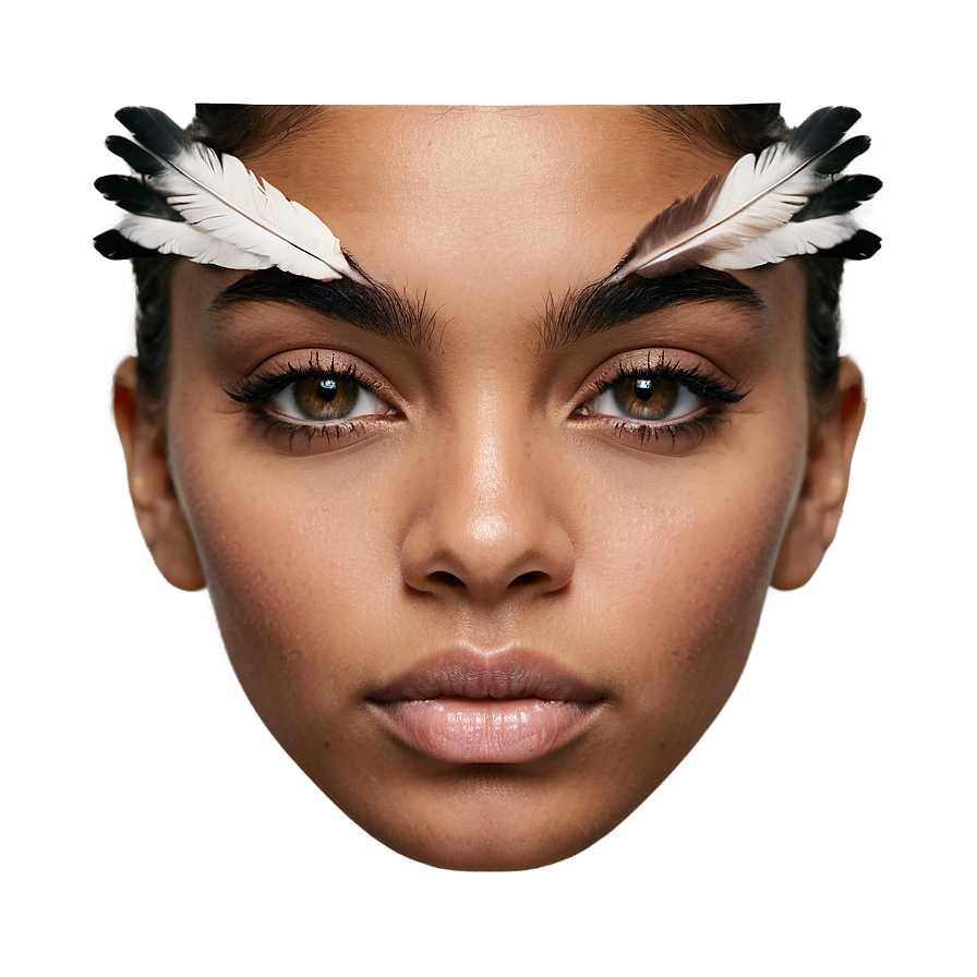 Download Feathered Eyebrow Trend Png 05252024 | Wallpapers.com