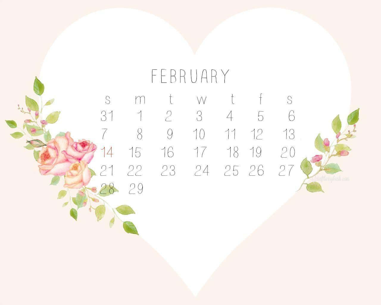“Welcome Spring with this blissful February background”
