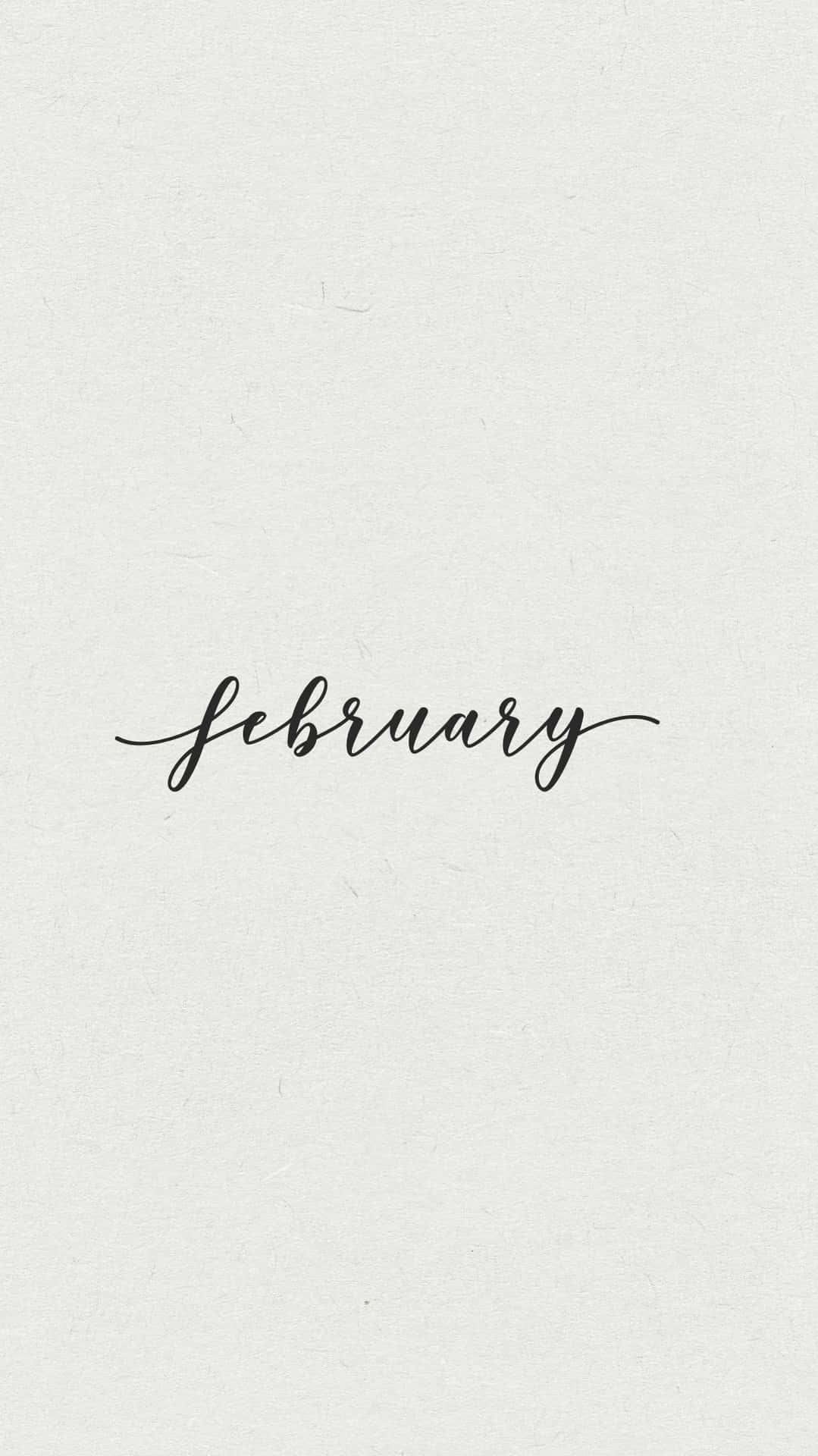 Willkommenin Den Neuen Monat Februar!