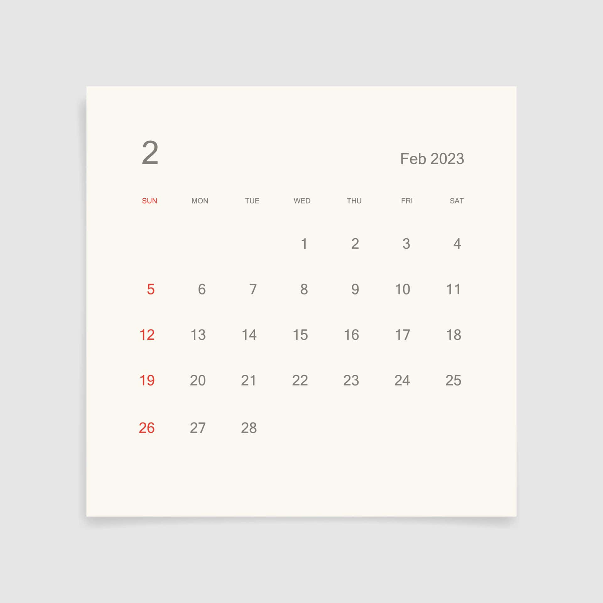 "Organise your month with this February Calendar - Pursue the Unknown" Wallpaper