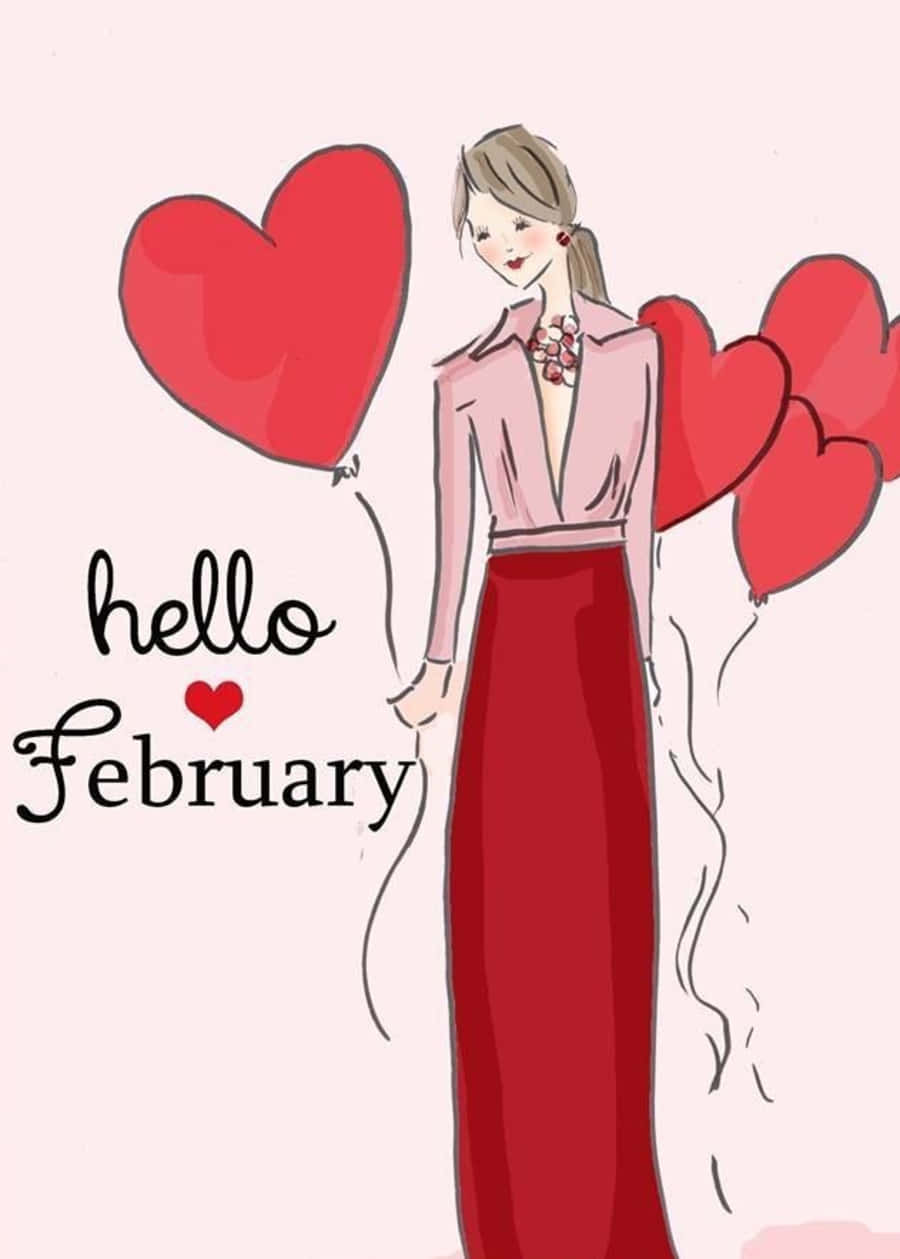 Caption: February Magic on iPhone Wallpaper