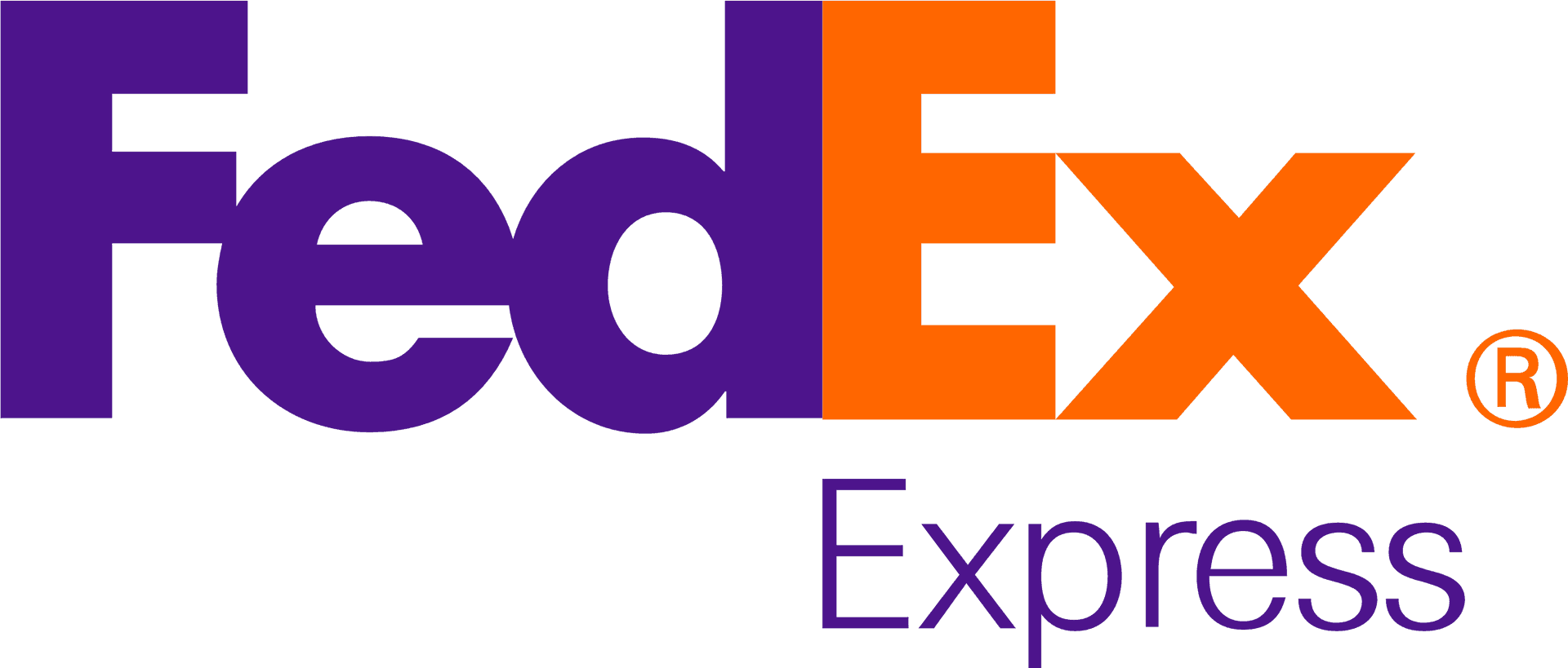 Fed Ex Express Logo Purple Orange PNG