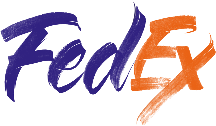 Fed Ex Logo Design PNG