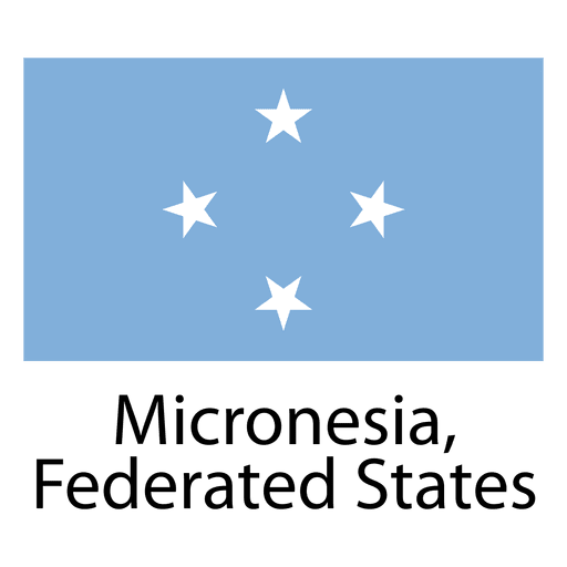 Federated Statesof Micronesia Flag PNG