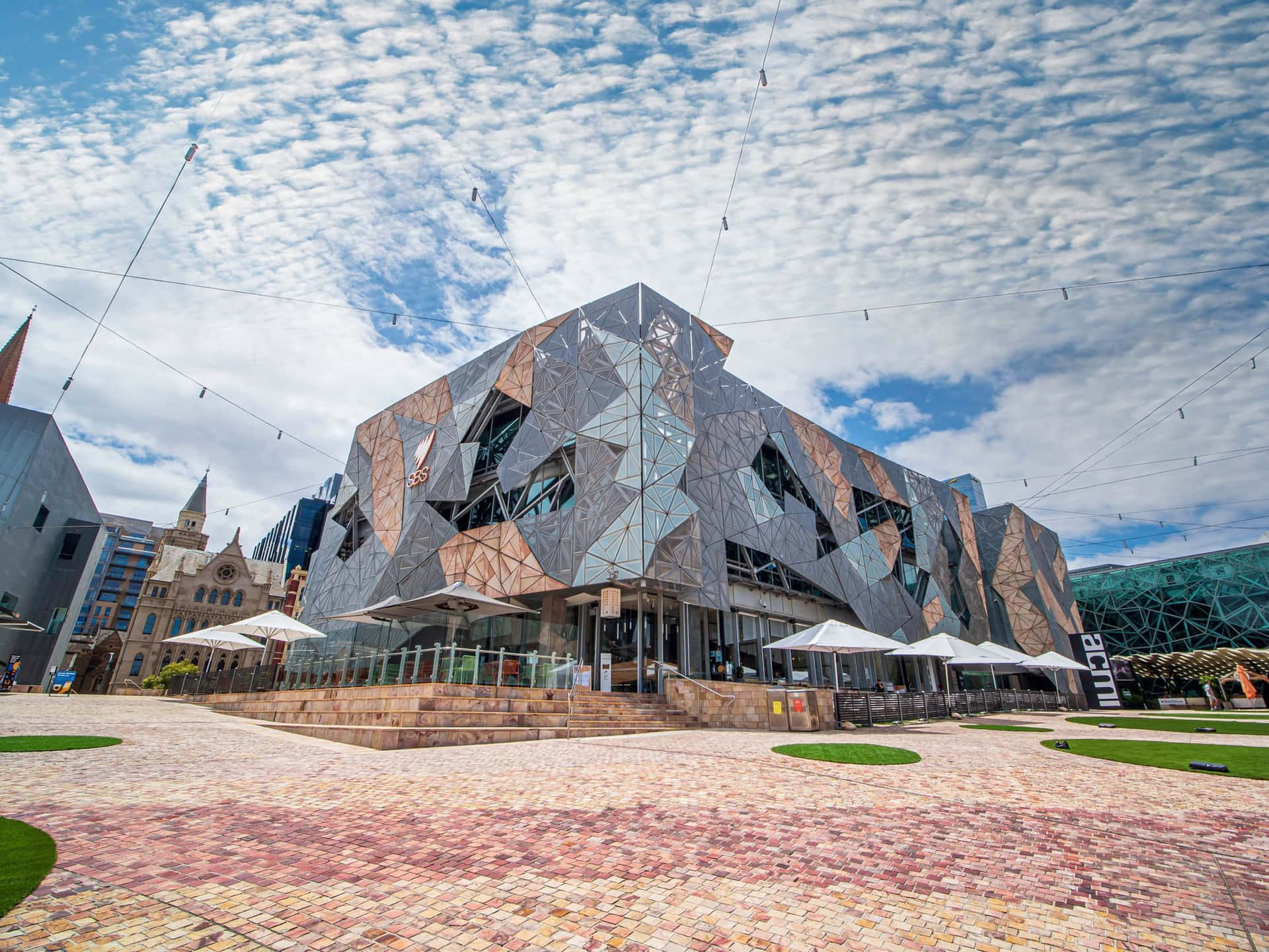 Federation Square Melbourne Architecture Wallpaper