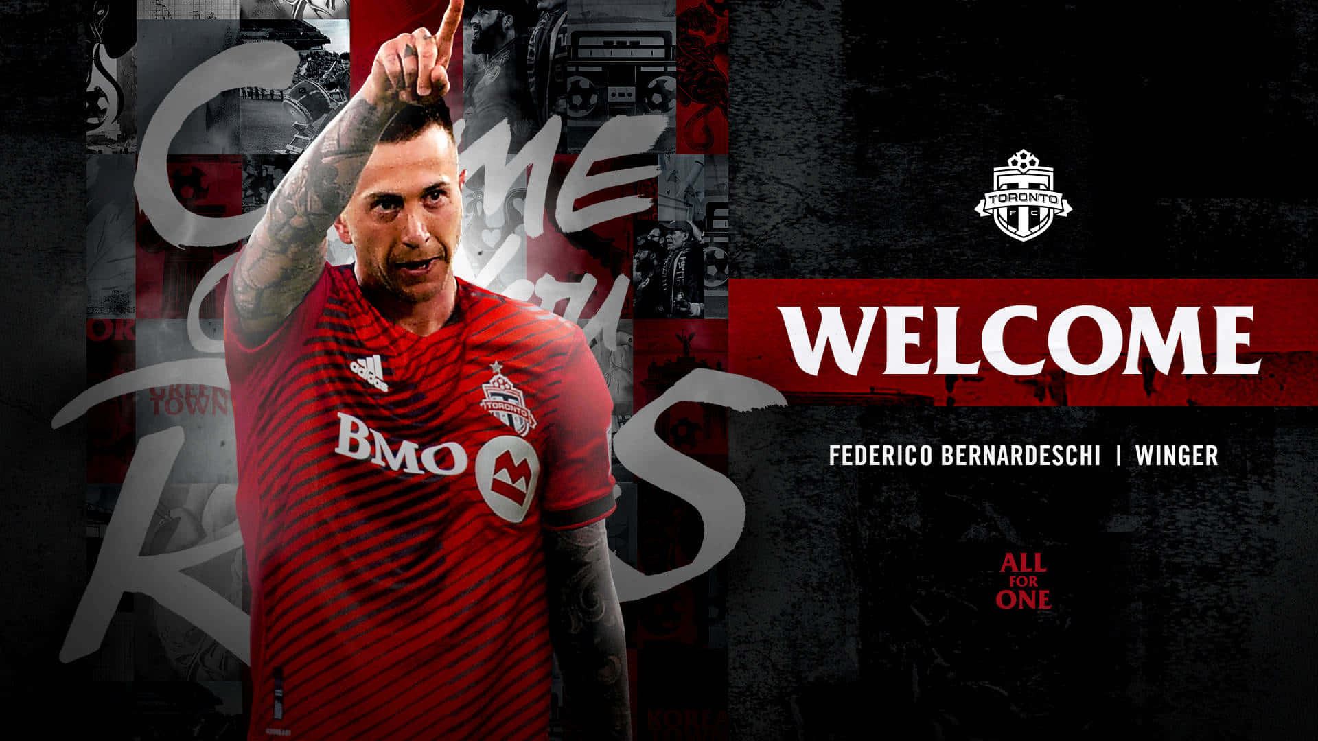 Federico Bernardeschi Toronto FC Welcome Poster Wallpaper