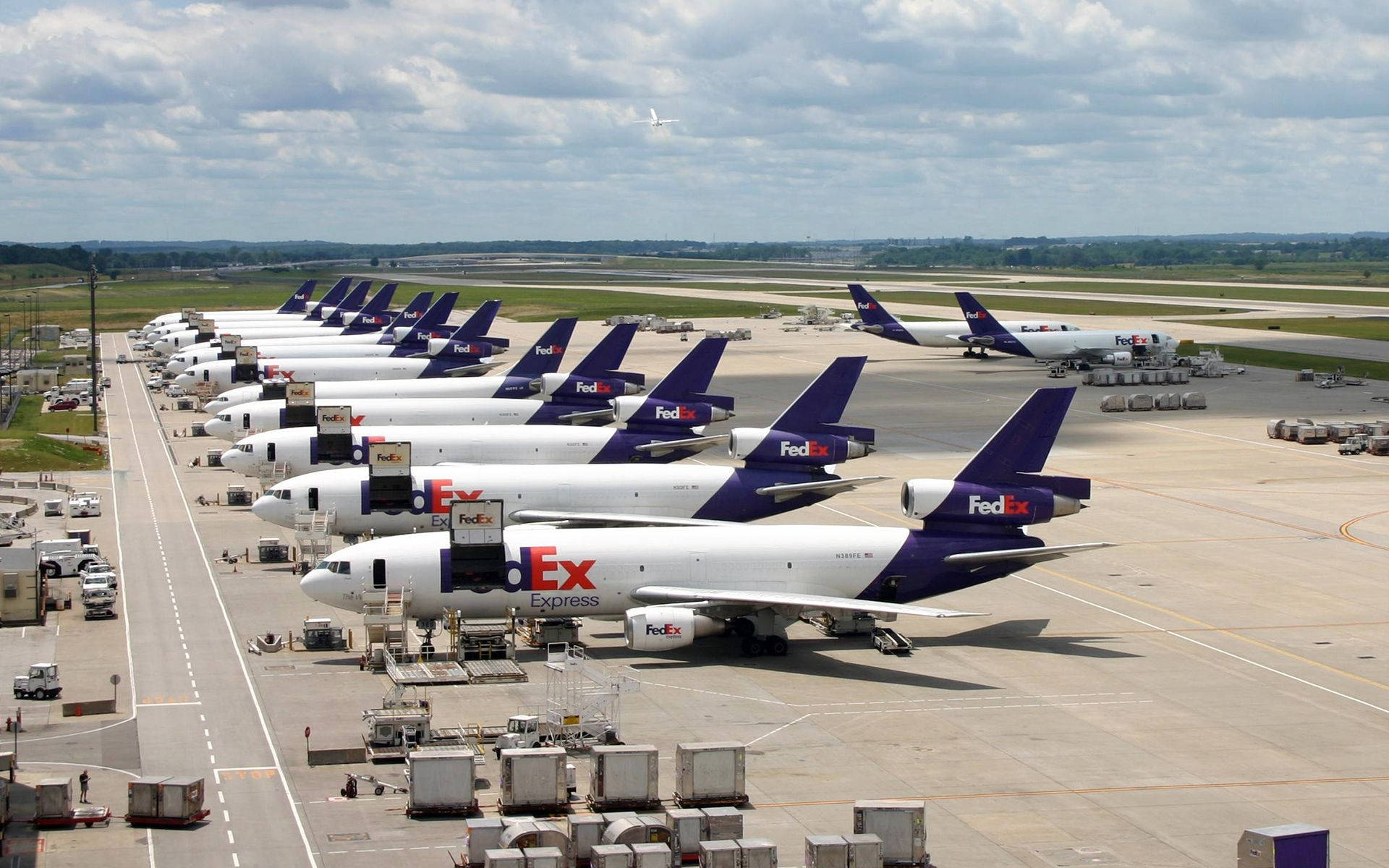 FedEx Express Fleet Wallpaper