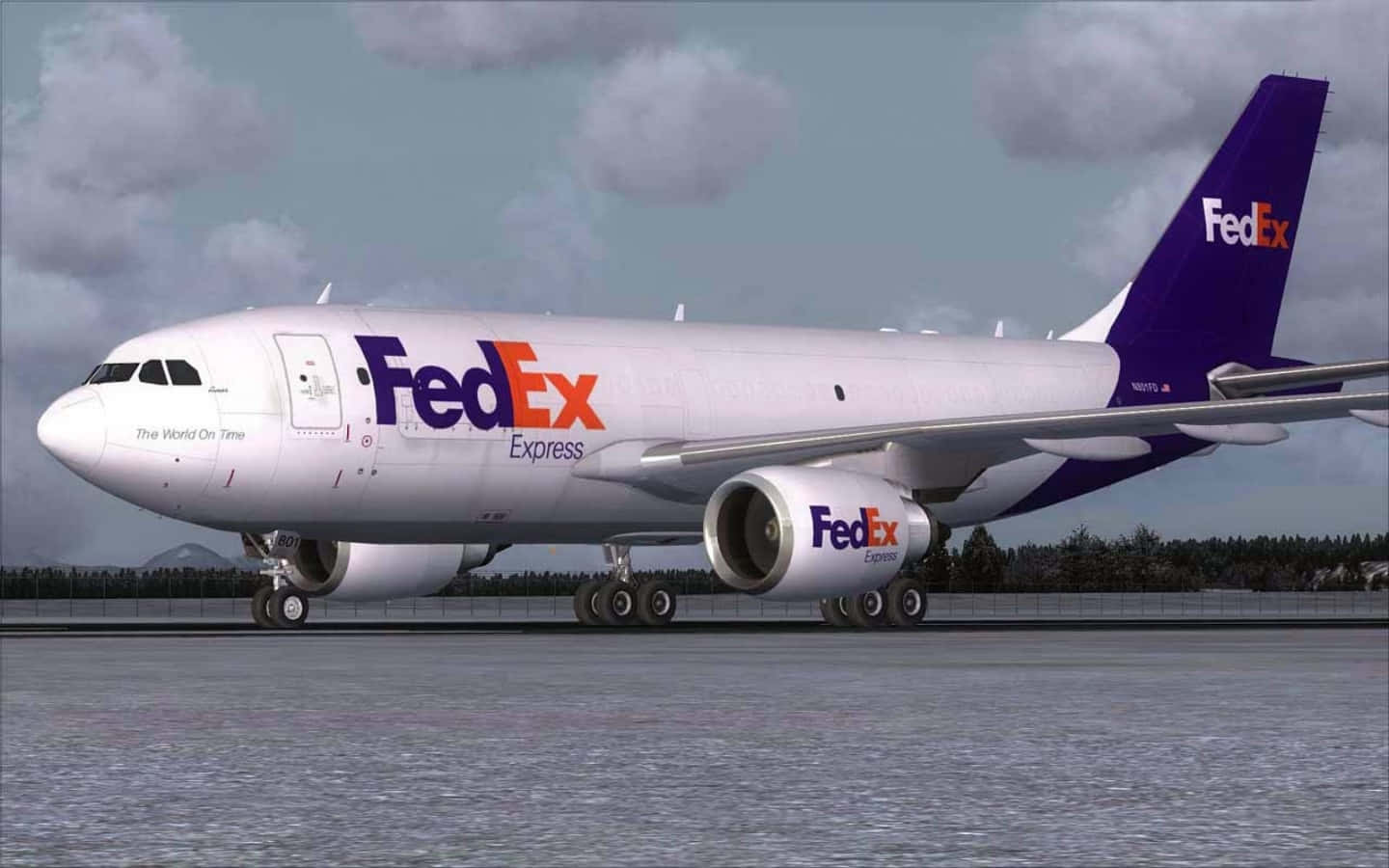 Fedexb747-400 - Fsx