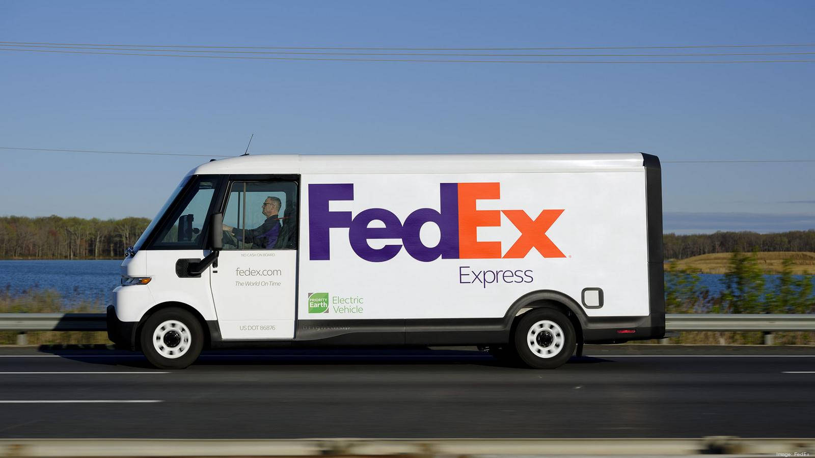 Download Fedex Tracking Delivery Vehicle Wallpaper 