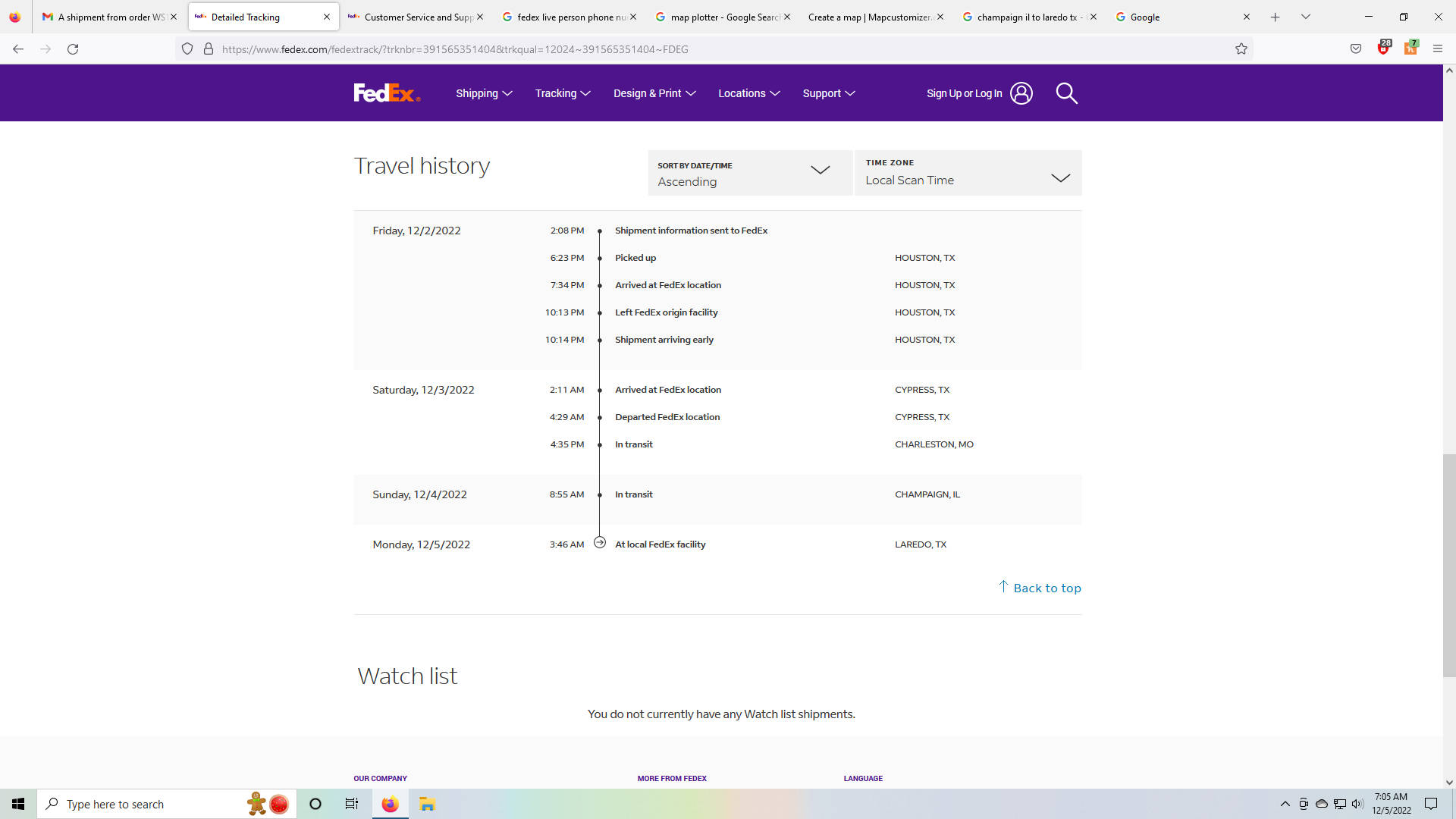 Fedex Tracking Form Travel History Wallpaper