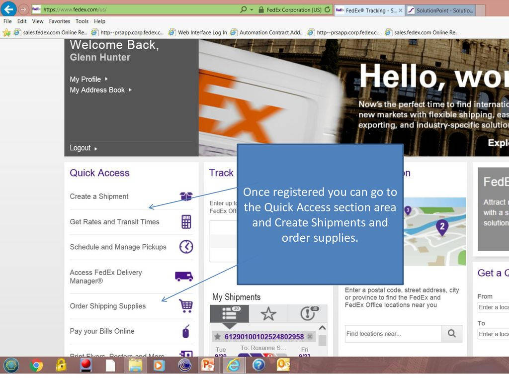 FedEx Tracking Official Website Homepage Wallpaper