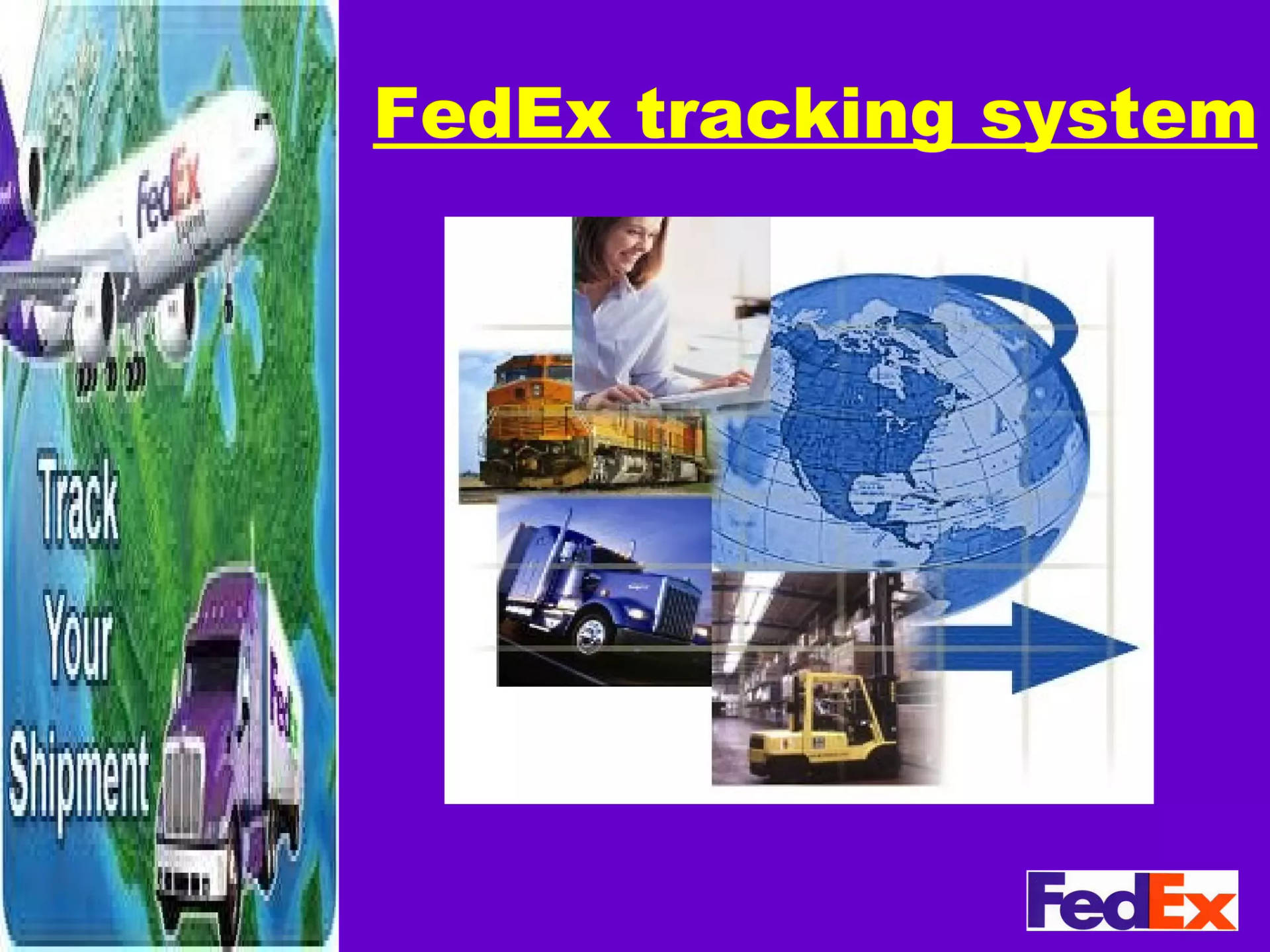 FedEx Tracking System Poster Wallpaper