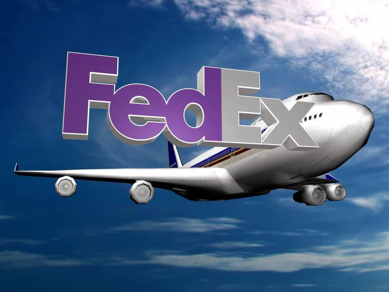 FedEx Wordmark Logo Digital Artwork Wallpaper
