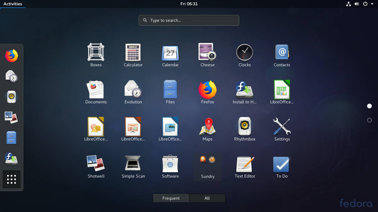 Fedora 24 Official Linux Desktop Background