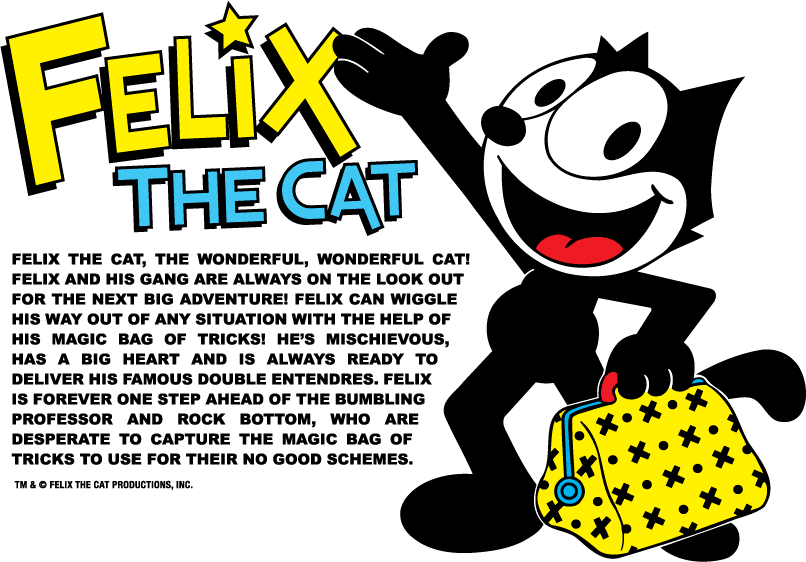Felix The Cat Classic Cartoon PNG