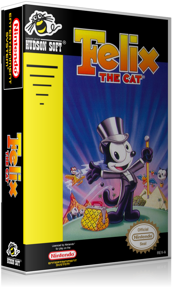 Felix The Cat N E S Game Cover PNG