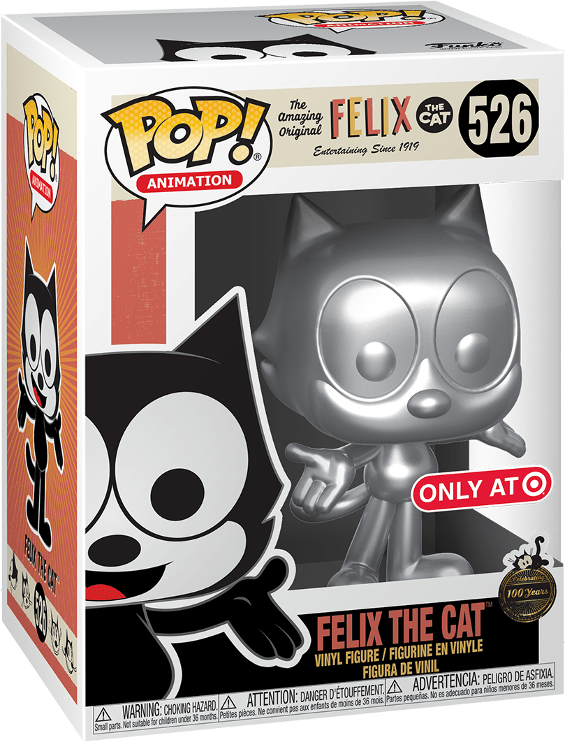 Felix The Cat P O P Vinyl Figure Box PNG