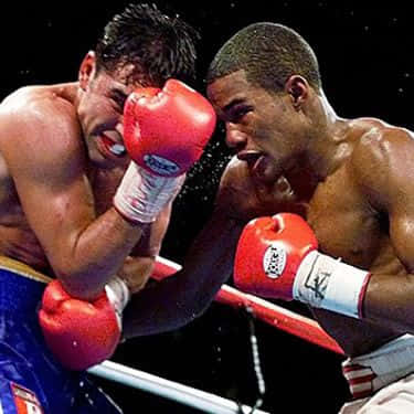 Felix Trinidad Throwing A Strong Punch Wallpaper