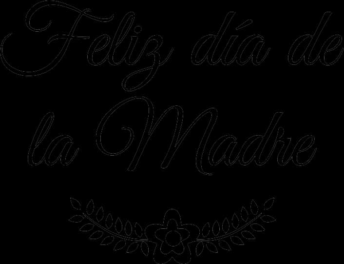 Download Feliz Dia De La Madre Greeting Black Background | Wallpapers.com