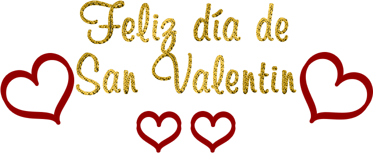 Feliz Diade San Valentin Spanish Greeting PNG
