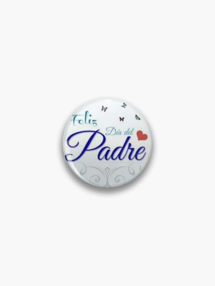 Feliz Diadel Padre Badge Achtergrond