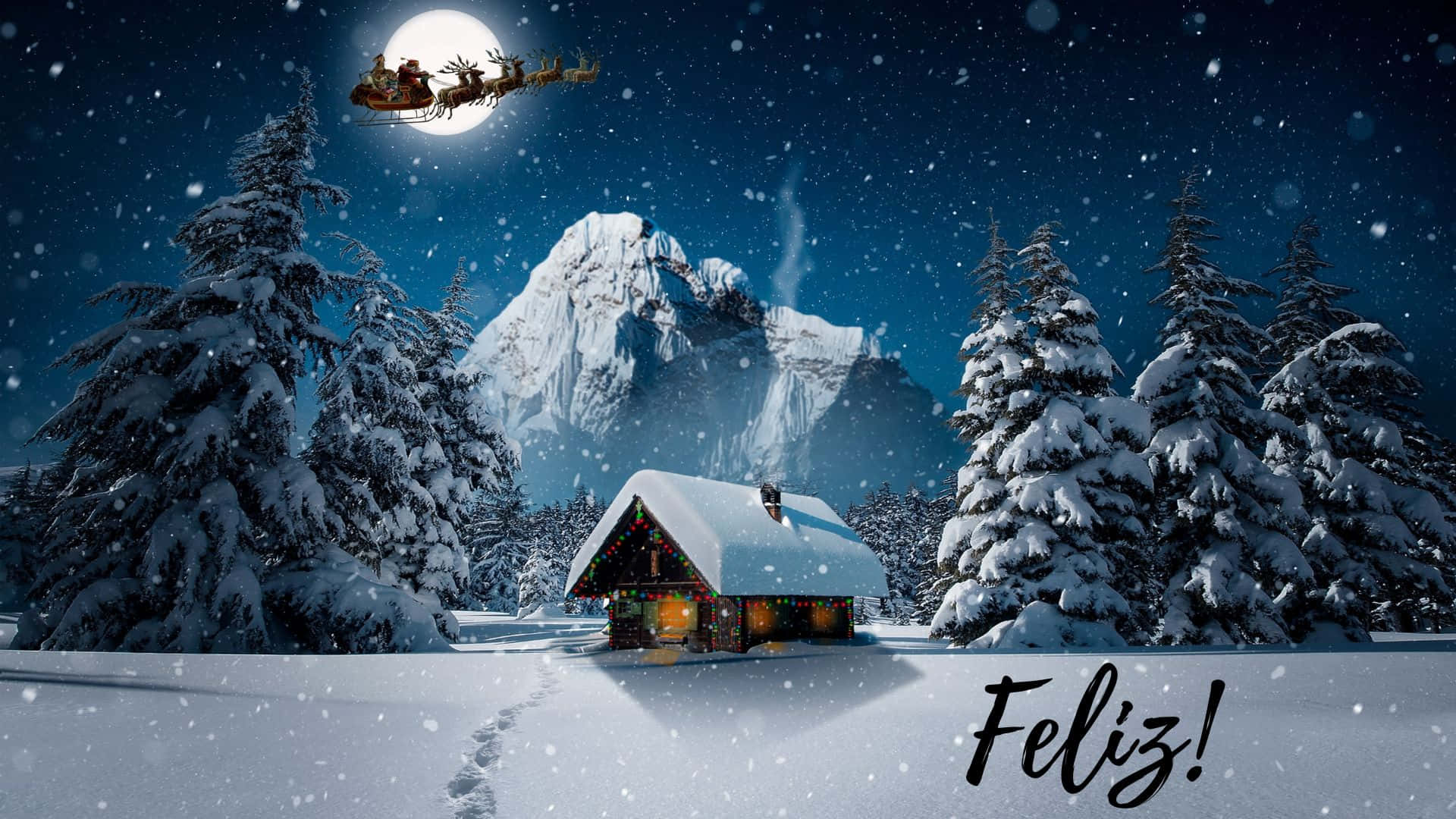 Feliz-tie Vihreiden Peltojen Keskellä Päivällä Taustakuva