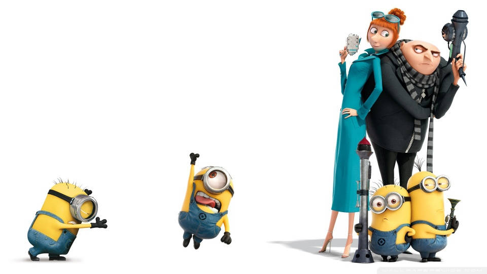 Felonious Gru And Wife Despicable Me 3 Background