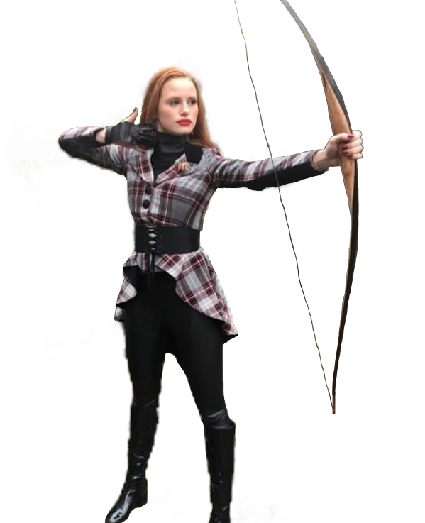Female Archer Readyto Shoot PNG