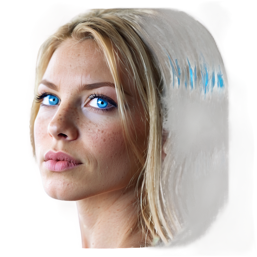 Female Blue Eyes Png 06122024 PNG