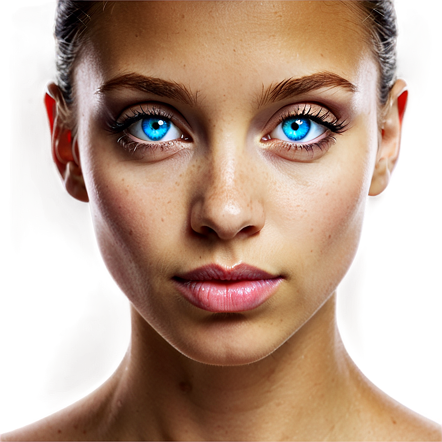 Female Blue Eyes Png 06122024 PNG