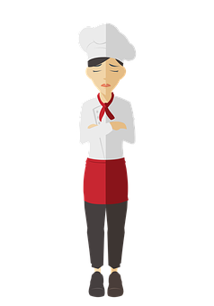 Download Female Chef Cartoon Character | Wallpapers.com