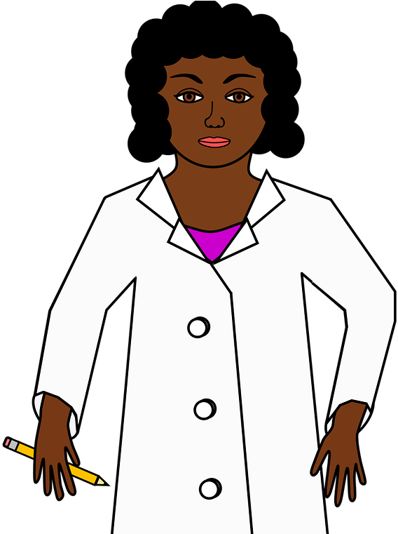 Female Doctor Cartoon Clipart PNG